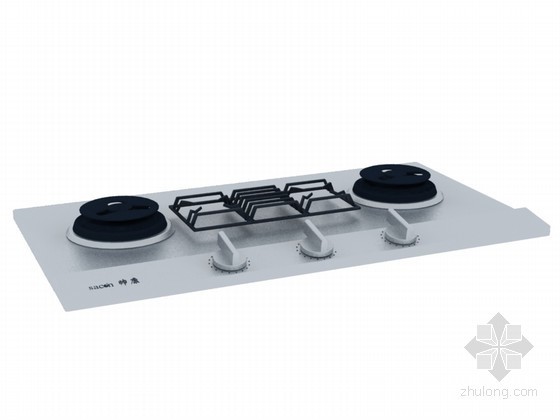 燃气接触法资料下载-厨房燃气灶3D模型下载