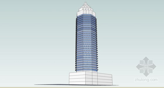 某文化产业园三十一层办公楼建筑方案图- 