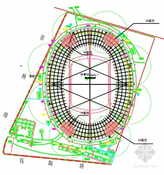 沙土深基坑土方开挖方案资料下载-[浙江]体育场深基坑土方开挖施工方案（附图丰富）