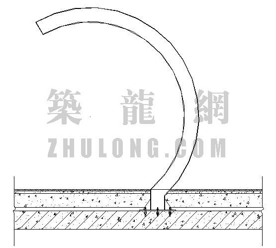 金属圆环标志详图