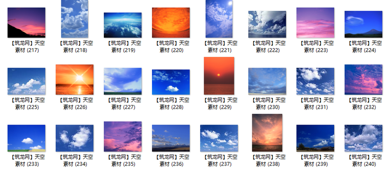 500多张高清后期天空JPG素材_4