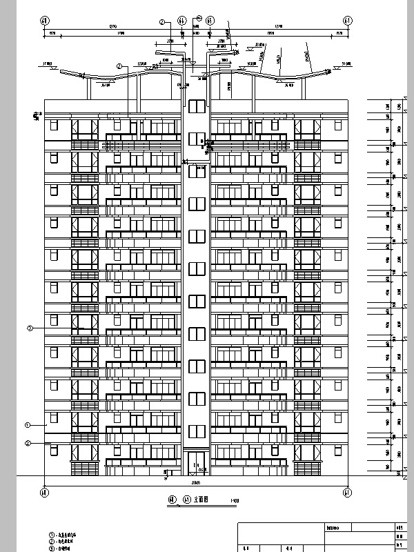 钢构架圆亭CAD施工图资料下载-高层商主楼建筑设计方案施工图CAD