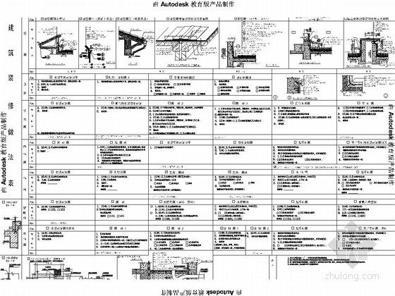 俄罗斯风情酒店结构施工图（含建筑图）-建筑做法表