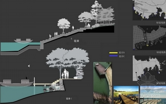 [武汉]湖畔滨水休闲景观园林修建性详细规划方案-效果图