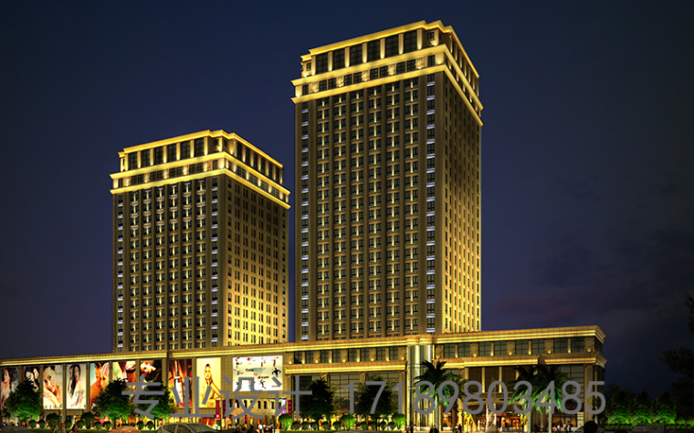 酒店亮化工程资料下载-五星级酒店建筑亮化工程设计