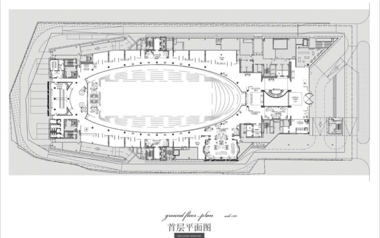 酒店平面布局图资料下载-[上海]知名酒店设计方案PDF及效果图
