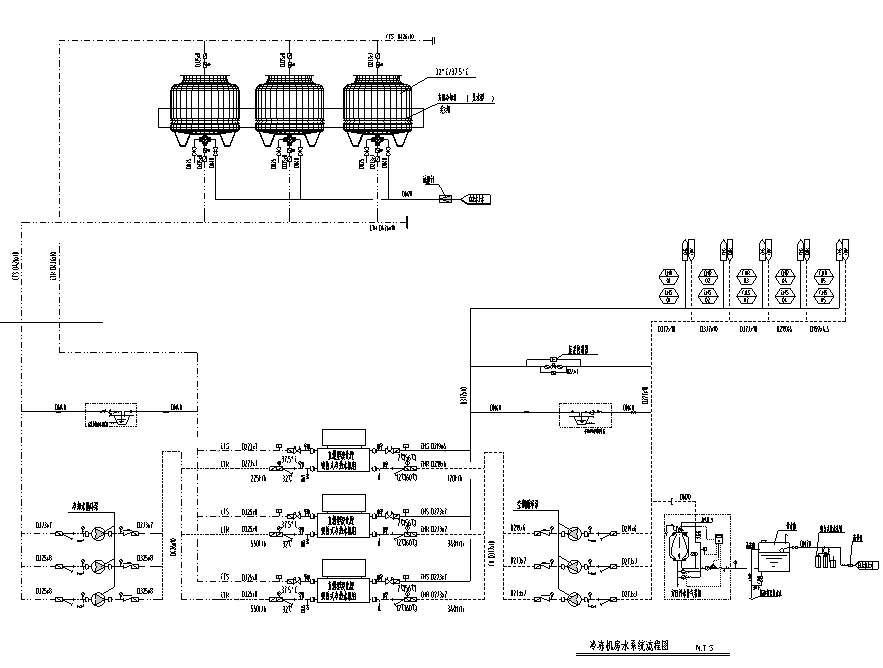 冷却塔安装图 流程图图片