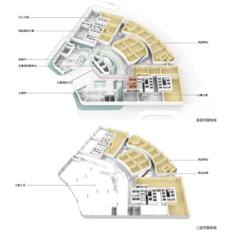 [江苏]张家港金港国际建筑酒店方案文本设计（JPG+124页）-空间设计