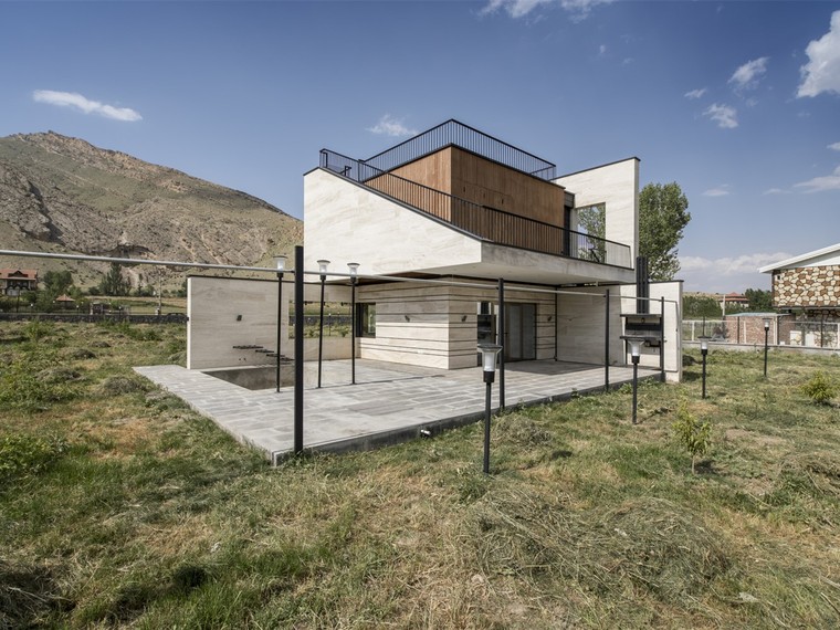 伊朗嵌入壁龛的住宅资料下载-伊朗现代风格简约住宅