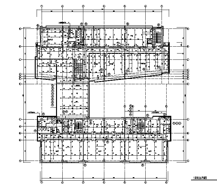 三层建筑给排水设计资料下载-办公楼建筑给排水设计施工图（带计算书）