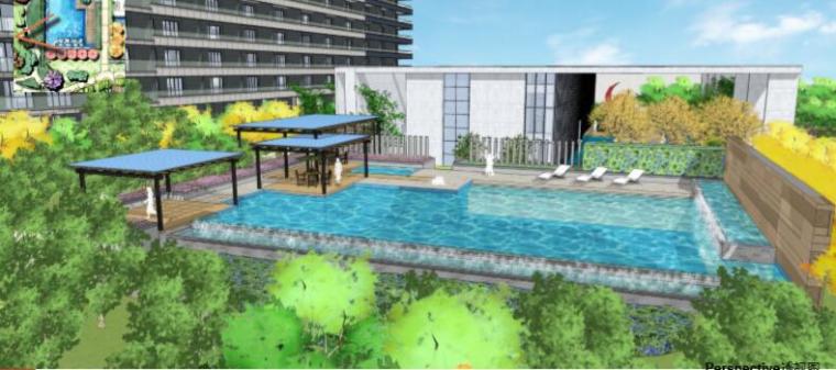 [浙江]杭州下沙高端居住区景观概念设计（舒适自然）-A04泳池效果图