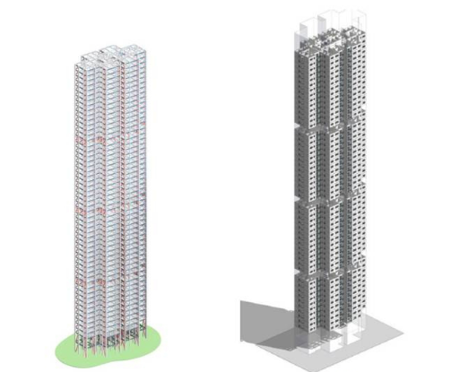 装配式钢结构+BIM技术在高层住宅中的应用-BIM技术展示
