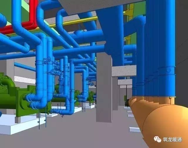 利用BIM技术模拟制冷机房管线实例_4