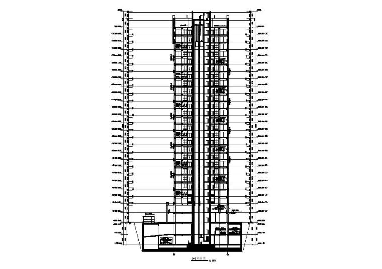 [宁夏]高层玻璃幕墙立面综合办公楼建筑施工图-6