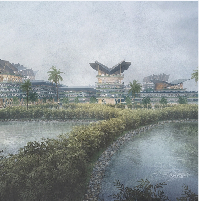 屋顶自建别墅资料下载-热带环境中的新型  巴拿马 Tropi/Co/Re住宅