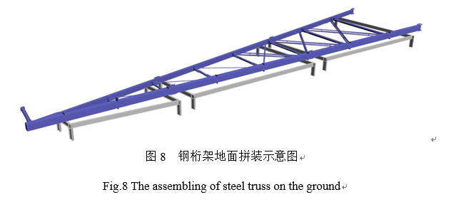 带单向斜拉杆的大跨度钢桁架施工技术（论文，新技术）_5