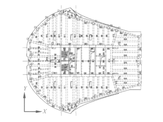 超高层塔楼模型资料下载-杭州来福士广场超高层塔楼框架核心筒结构设计研究论文