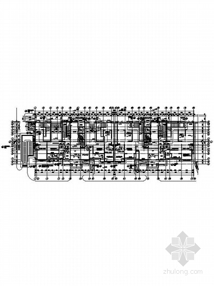 28层新古典风格商住楼建筑设计施工图（2015年6月图纸 推荐参考）-28层新古典风格商住楼建筑首层平面图 