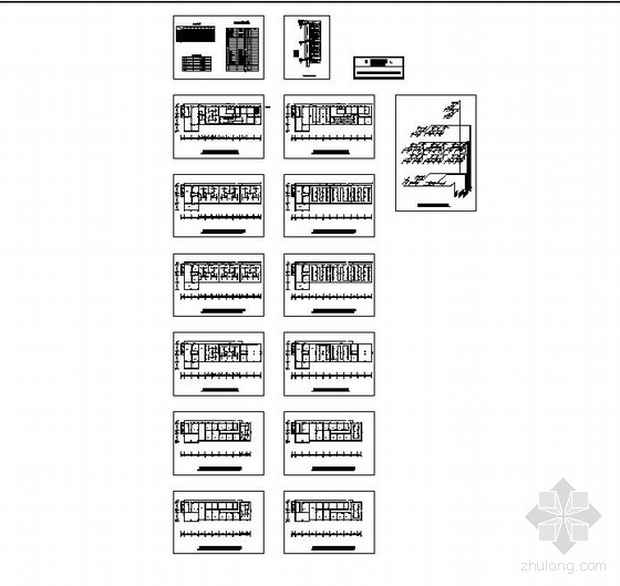 混合灭火系统资料下载-某电信楼七氟丙烷灭火系统图纸