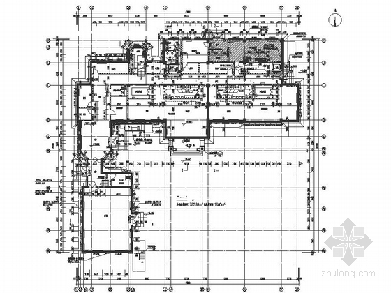 [北京]6班英式豪华幼儿园建筑施工图（知名设计院）-6班英式豪华幼儿园建筑平面图