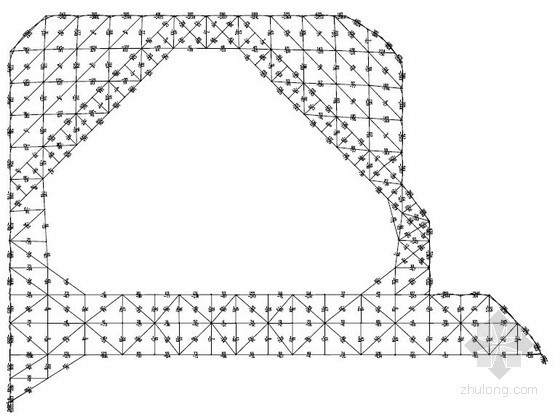 [浙江]17米深基坑桩撑支护设计计算-支撑弯矩图 