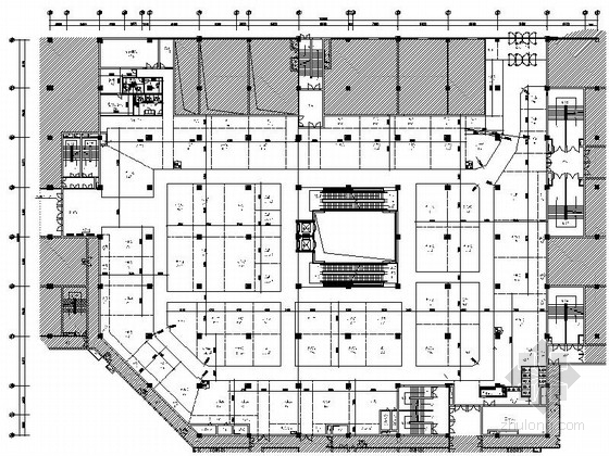 商场栏杆CAD图资料下载-[湖南]中外合资连锁百货企业现代时尚商场装修施工图