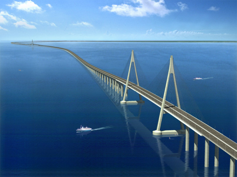 箱梁加工合同资料下载-跨海大桥Ⅰ标50米箱梁MSS移动模架安装方案