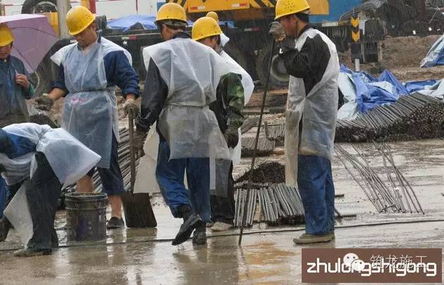 风井口剖面资料下载-雨季即将到来，这21个工序注意事项你都检查过了吗？