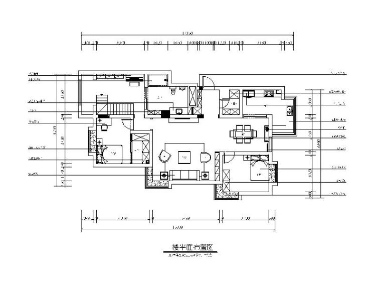 30平复式楼效果图资料下载-[山东]波普风格复式楼设计CAD施工图（含效果图）