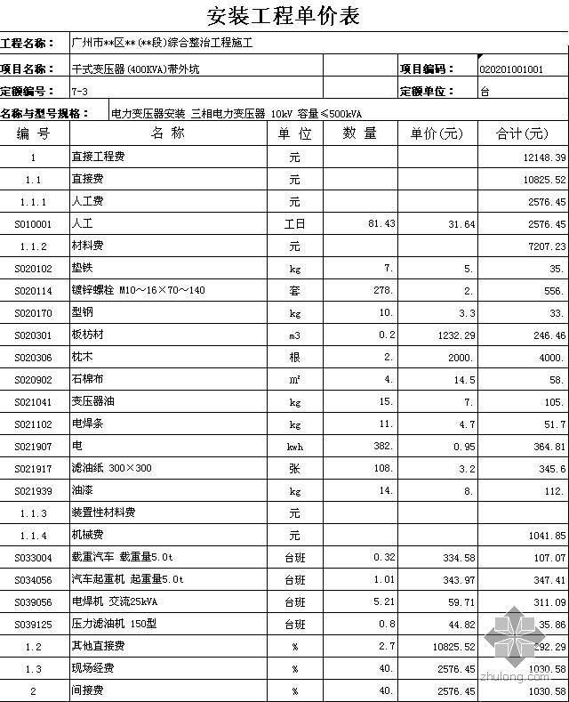 河段整治文本资料下载-广州市某河段综合整治工程施工投标报价书