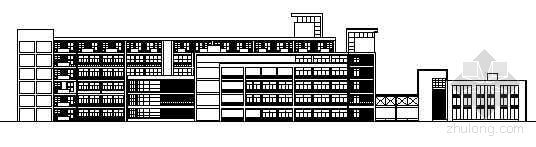 工业风教学楼设计效果图资料下载-某大学教学楼教带效果图