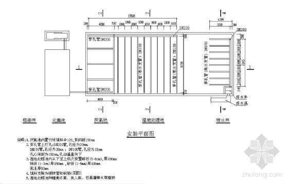 人工湿地工程资料下载-某人工湿地安装工程图纸