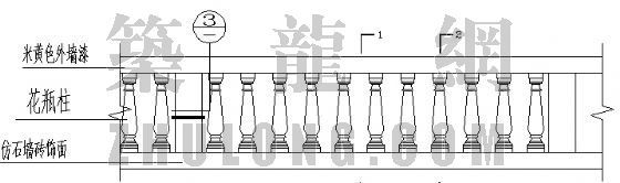 柱下条基础大样图资料下载-花瓶柱栏杆大样图