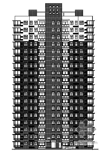 十八层住宅楼建筑设计图资料下载-某十八层住宅楼建筑施工图