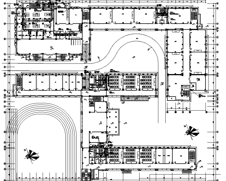 建筑防火设计施工图资料下载-[江苏]多层教育建筑通风防排烟系统设计施工图