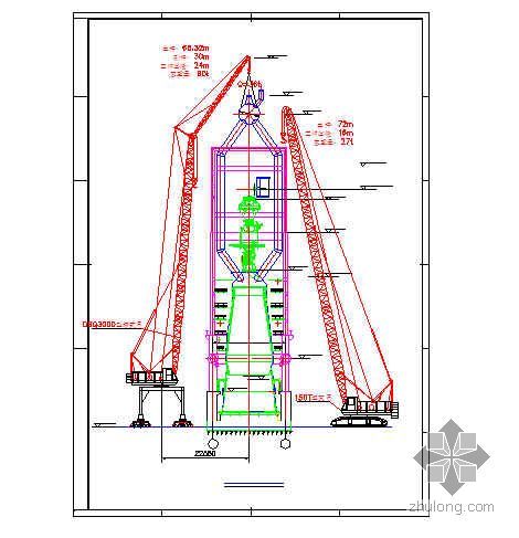 500立方米高炉资料下载-江苏某炼钢厂2500m3高炉系统钢结构安装方案（附吊装示意图）