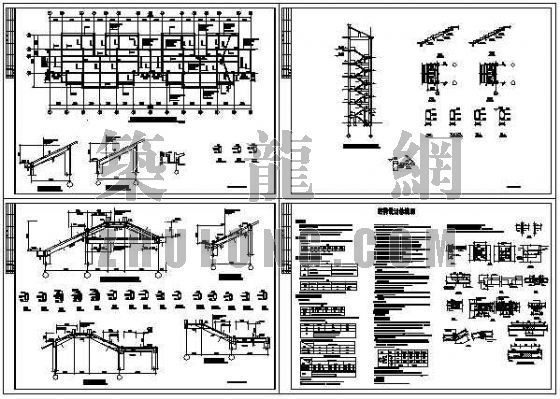 11层带阁楼设计图资料下载-6层带阁楼住宅结构设计