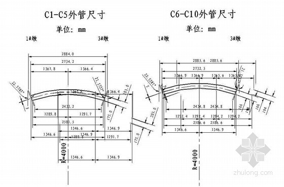 某钢管拱屋架节点构造详图资料下载-80+80米双孔预应力混凝土部分斜拉桥钢管节点详图设计