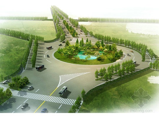 休闲农业生态区规划设计资料下载-[西安]生态区城市道路景观规划设计方案（汇报方案）