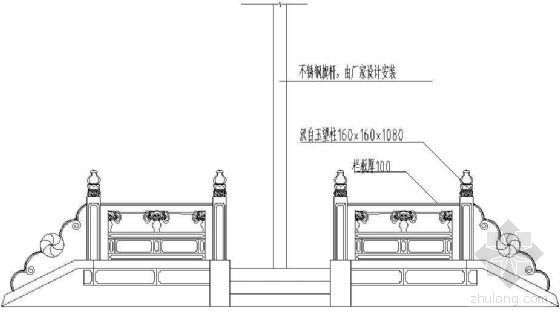 旗杆升旗台节点图资料下载-升旗台详图