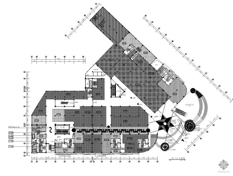 商场栏杆CAD图资料下载-[云南]知名大型商业广场装饰工程图