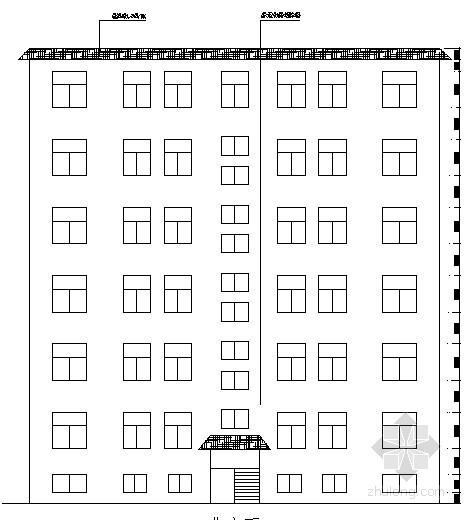 建筑楼结构施工图资料下载-[陕西]七层砖混结构住宅楼结构施工图（含建筑施工图）