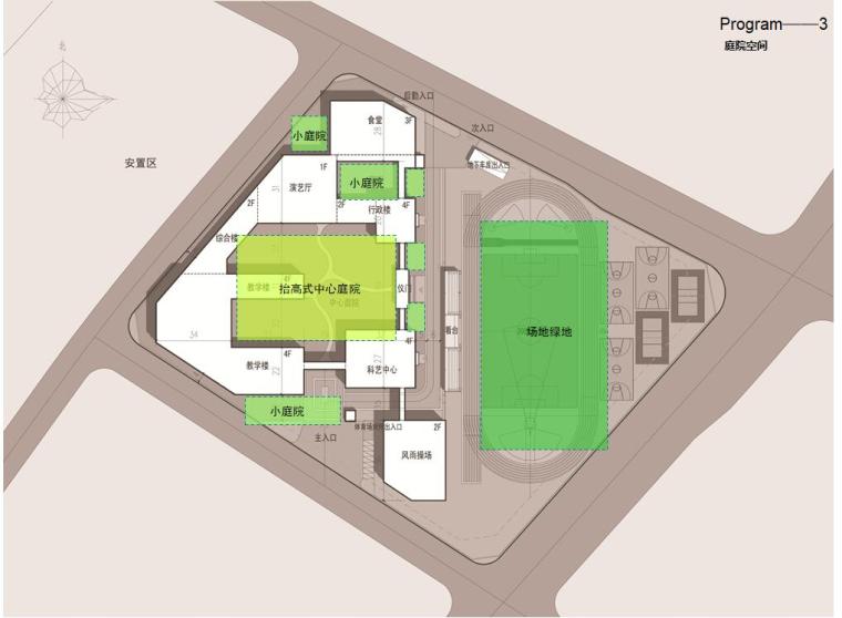 [浙江]宁波某小学建筑设计方案文本（包含PPT+126页+CAD+SU）-庭院空间