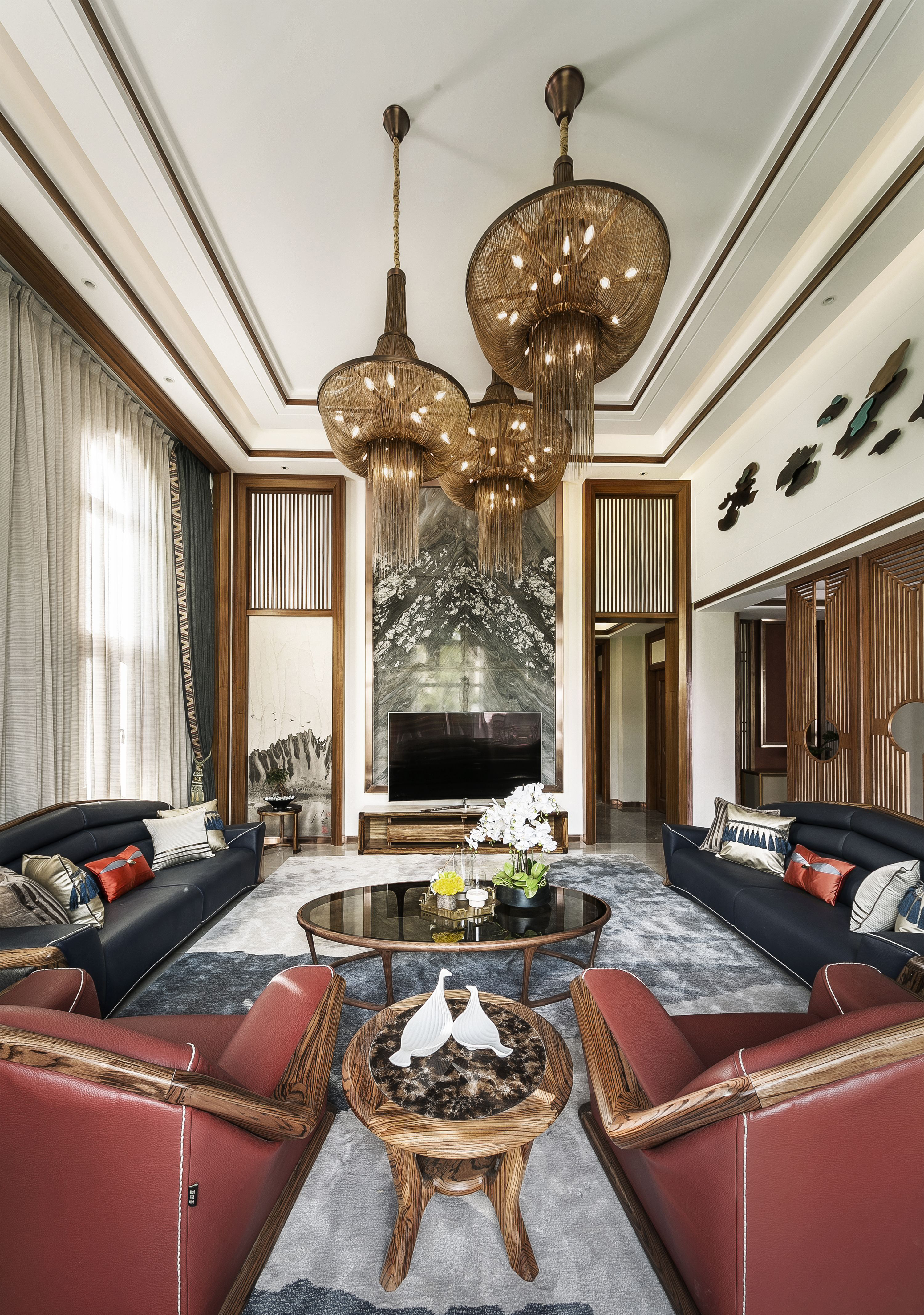 东方静逸之美-新中式住宅设计实景图