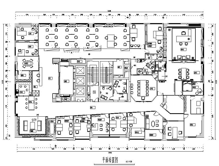 人行道砖效果图资料下载-中式禅意风格意境办公空间设计施工图（附效果图）