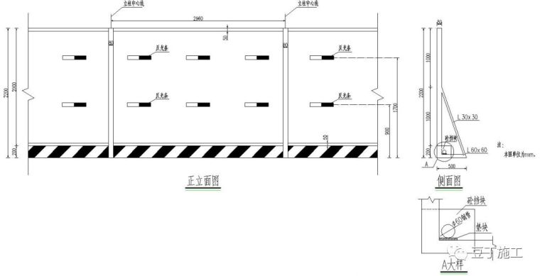 6种常用施工围挡的做法详图_3