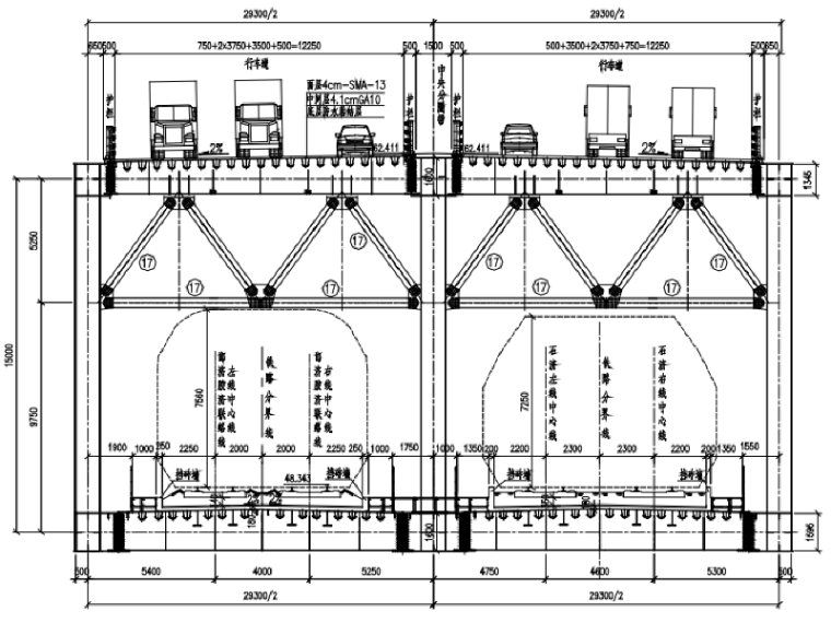 钢结合梁顶推施工资料下载-[济南]公铁两用桥主桥钢桁梁架设方案比选