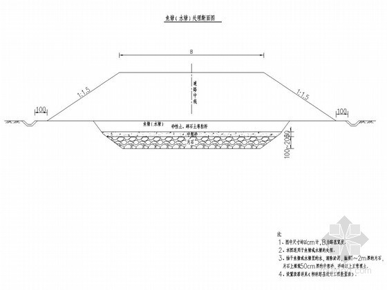 互通式立交设计教程资料下载-互通式立体交叉特殊路基设计图