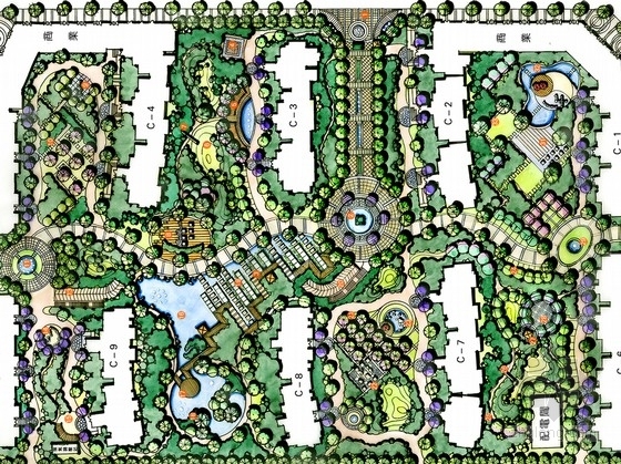 庭院景观方案cad资料下载-[安徽]国际花都三期景观规划设计工程方案（含CAD图纸）