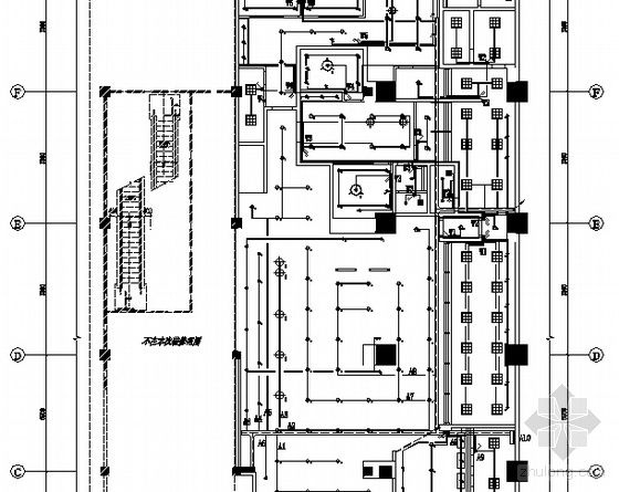 邮政银行分行设计施工图资料下载-某银行电气施工图
